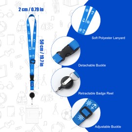 SAVITA Cruise Lanyard for Ship Cards, 6 Pack Adjustable with Retractable Reel, Waterproof ID Badge Holder All Cruises Ships Key Essentials Must Have Accessories (6 Colors)