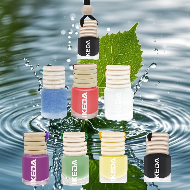 ikeda fragrance Car Air Freshener, 2pcs 4ml Car Scents,45-Days Keep