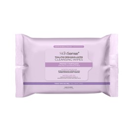 Skin Sense Toallitas Faciales Biodegradables (25 piezas) – Aceite de Semilla de Uva