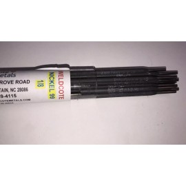WELDCOTE METALS Nickel-99 ENi-C1 Cast Iron Repair Stick Welding Rod 1/8"x14" 1LBS pack FREE GIFT