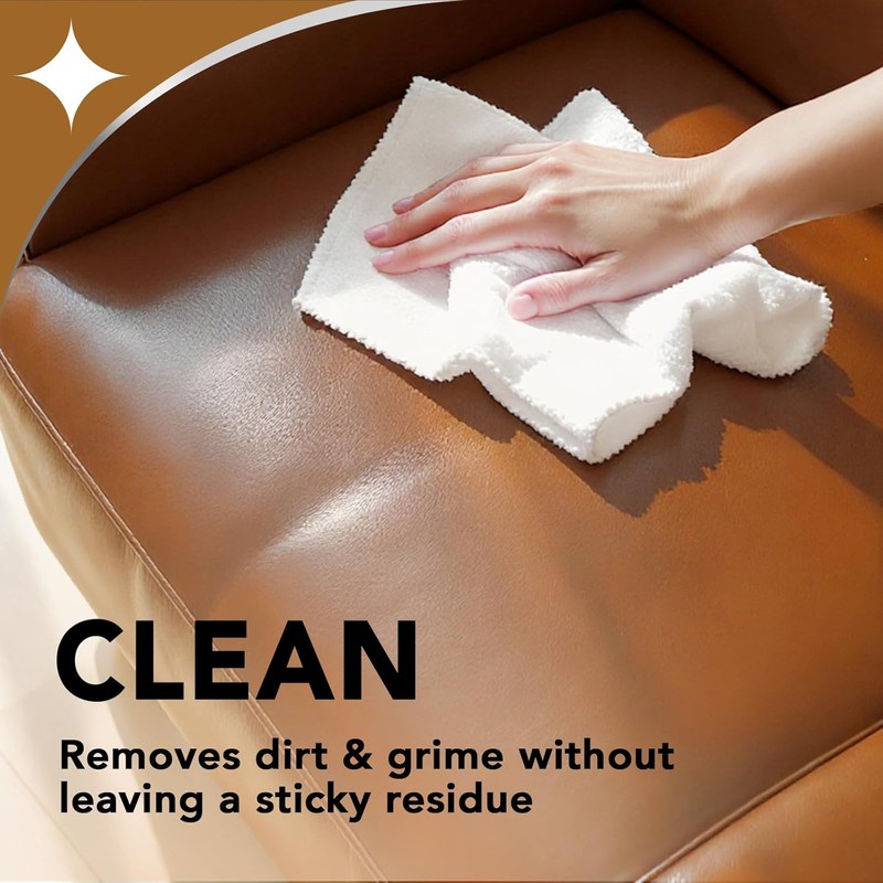 Weiman Leather Cleaner & Conditioner - Cleans, Restores & Protects