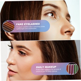 Healeved Colored Eyelash Extensions Soft and Realistic Fake Lashes for Festivals Cosplay and Daily Wear