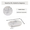 White Marble Resin Hand Soap Dish – Oval Design with