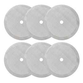 DAQUN 6 Pcs Cafetiere Filter Mesh, Cafetiere Mesh Replacement - Stainless Steel French Press Coffee Filter 4 Inch, Replacement Parts for Most Coffee Team Makers