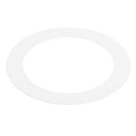 PATIKIL 2.99" ID 4.53" OD Light Trim Ring, White Goof Ring Matte Circular Light Cover Lighting Fixture for Ceiling Wall Recessed Can Downlights