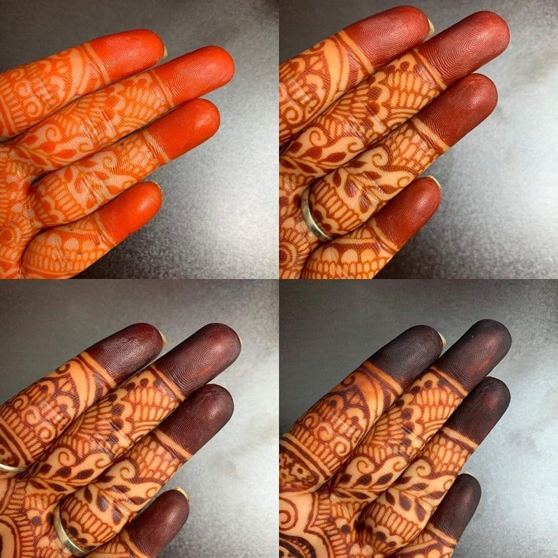 6pk Individual Cones 100% Organic Henna Mehindi Cones Ready To