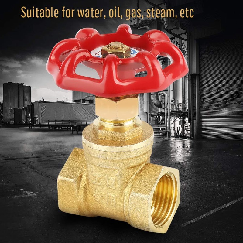 Y miko gate valve, DN15 brass gate valve BSPP G1/2