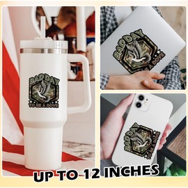 Bad Day To Be A Dove Sticker Vintage Camo Bird Season Hunting Hunter Lifestyle Outdoorsman Outdoor Waterproof Die Cut Vinyl & Transparent DTF Decal For Water Bottle Laptop Car Helmet Gifts for Her Him