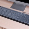 Clear Desktop Computer Keyboard Cover Skin for PC 104/107 Keys