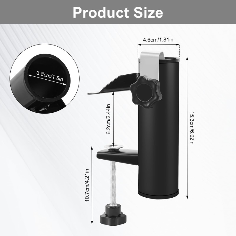 DELAESI Umbrella Stand Parasol Holder Balcony Parasol Holder Balcony Railing
