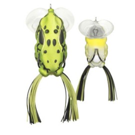 LUNKERHUNT Yappa | Frog Lure, Topwater Fishing Lure for Bass Fishing | Skirted Legs Flare, Soft Hollow Bodym, Weedless Hooks, Fishing Baits