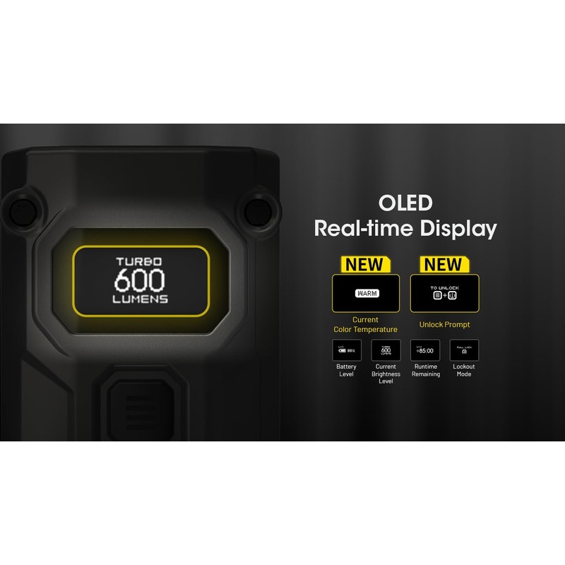 Nitecore TINI3 600 Lumen Keychain Flashlight EDC Muti Color Temperature
