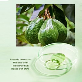 ZJchao 1Pcs Bálsamo Limpiador de Fusión de Maquillaje, Bálsamo Limpiador de Aguacate Refrescante Limpieza Profunda Cuidado de Piel, Limpiador Facial, Crema Removedora de Maquillaje