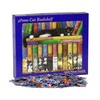 Cat Bookshelf Jigsaw Puzzle 1000 Piece by Vermont Christmas Company