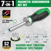 SK 7-in-1 Ratcheting Screwdriver, 216-P, 6 Bits (Phillips, Star, Slotted),