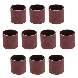 sourcing map 1 Inch x 1 Inch Sanding Sleeves 240 Grits Sandpapers Band Drums 10 Pcs