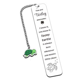 Turtle Gifts for Turtle Lovers You are Turtley Awesome Cute Bookmarks for Women Sea Turtle Bookmarks Good Luck Gift Turtle Birthday Christmas Gifts for Kids Unique Sea Turtle Gifts for Women