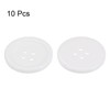 HARFINGTON 10pcs 40L Sewing Buttons 1"(25mm) Resin Round Flat 4-Hole
