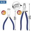 WISEPRO 2 Pcs Glass Breaking Pliers and Breaker Grozer Pliers
