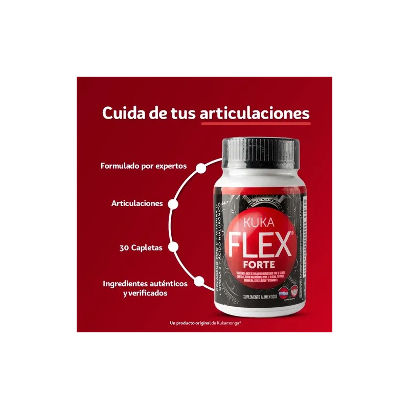 Kukaflexforte Paquete 4 Frascos Original Dura 4 Meses