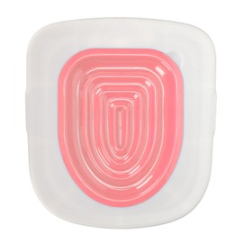 Cat Toilet Training Kit, Professional Kitty Urinal Reusable Kit System Trainer Seat Tool Pet Cleaning for Most Toilets with Extra Tray Environmentally Friendly Potty Train Nip Step by Guide (Pink)