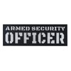 Reflective Armed Security Officer Patch with Hook and Loop -