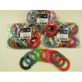 Dental Orthodontic Elastic Flower Ligature Assorted Color Kit /3000 ORTHOM USA