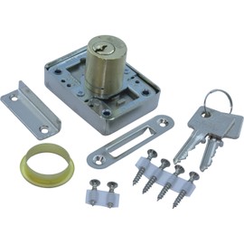 Burg Wächter MZ 23 Cylinder Cupboard Lock Z 2, 25 mm, polished, MZ 23 Z2 GL