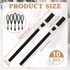 Rtteri 10 Pieces Walking Canes Wrist Straps Cane Accessories Stretchable