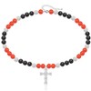 Baseball Necklaces for Boys - 16 Inch Rhinestone Bead Necklace,