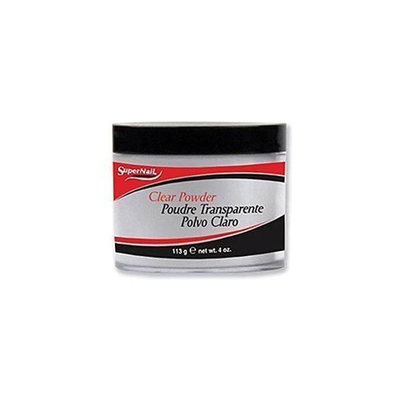 Supernail Nail Powder, Clear, 4 Ounce