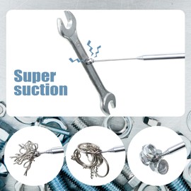 Patelai 24 Pieces Telescoping Magnetic Pick up Tool Grabbers Reacher Tools with Pocket Clip 25 Inch Telescopic Retrieving Magnet Gift for Man, Father, Mechanic, Handyman, Husband (Silver)