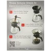Melitta 36 oz. Pour Over Coffee Brewer, Black