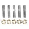 M10x1.25 50mm Turbo Stud Kit, Bolt Exhaust Port Stud Nuts