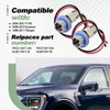 2 Set Rear License Plate Light Socket with Wiring Plug