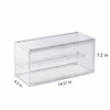 Acrylic Display Case for Collectibles ,2 Layer Adjustable Figure Display