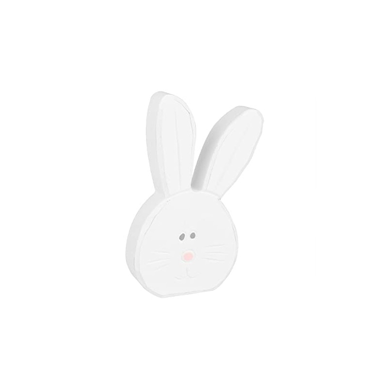 Collins Painting Wooden Spring/Easter Animal Figurine (Peter Bunny), Light Pink