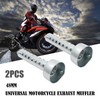 Baceyong Set of 2 Motorcycle Silencers, DB Killer, Exhaust Deflector,