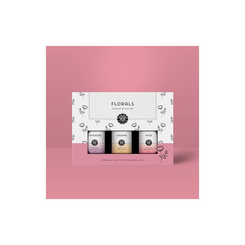 Floral Bliss Essential Oil Set | Pure, Natural & Undiluted