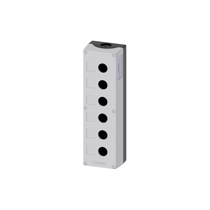 Siemens 3SU1806-0AA00-0AB1 Devices, 22MM, Round, Material, Enclosure TOP Part Gray,