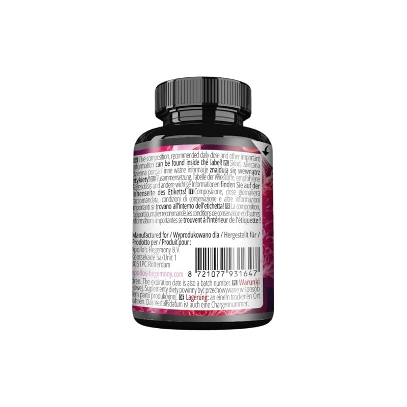 Homocysteine Control - B Vitamins Complex - 60 Vegan Tablets