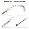SVIANG 25 Packs 3 Pin 10mm LED Strip Connector -
