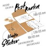 Japun - 25 Pocketfold Blank Kraft Paper Cards with Envelopes