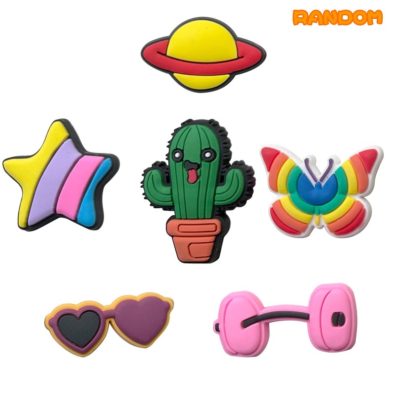 GZLSXCL 25,50,100,125 Random Shoe Charms for Shoes Party Favor Birthday