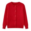 Mädchen-Strickjacke, Langarm, Rundhalsausschnitt, leicht, bequem, Pullover, Jacke, Kinderkleidung, Herbst und