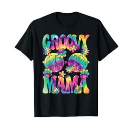 Groovy Mama Mom Hippie 60s 70s Retro Party Outfit Women T-Shirt