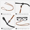 3 Pcs Unisex Glasses Straps- Universal Leather Eyeglass Chain Lanyard