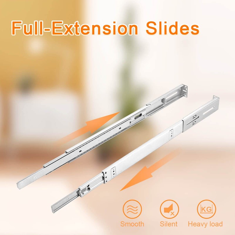 DINDON 2 Tier Pull Out Cabinet Organizer (14" W x