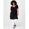 Kaffe Curve Women's Plus Size Tunic Short Sleeves Loose Fit