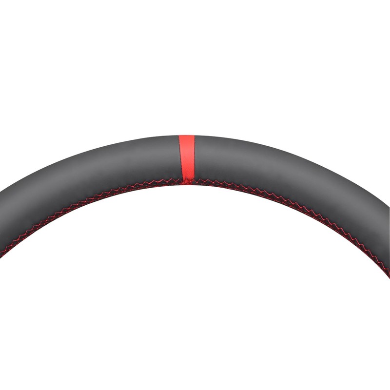 MEWANT Steering Wheel Cover for Jeep Wrangler (JK) 2007-2010 Hand-Stitched
